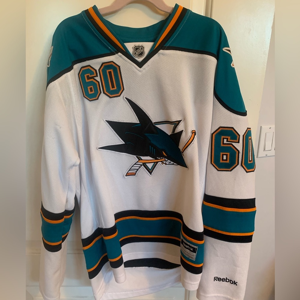 Vintage Demers Sharks Jersey